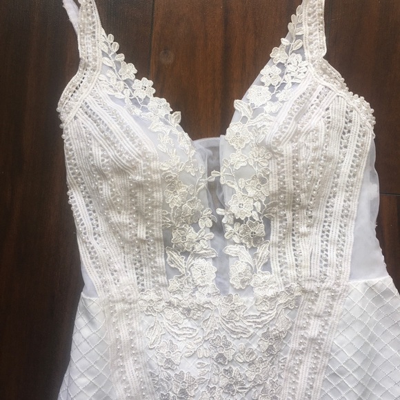 Handmade Mermaid Wedding Dress - Picture 6 of 13